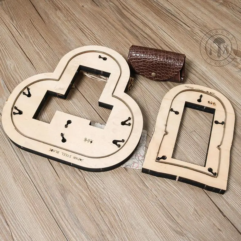 Stencil Cutting Plotter - ZONESUN two-in-one กระเป๋าเหรียญที่กําหนดเองหนังตัด Die หัตถกรรมเครื่องมือ Punch