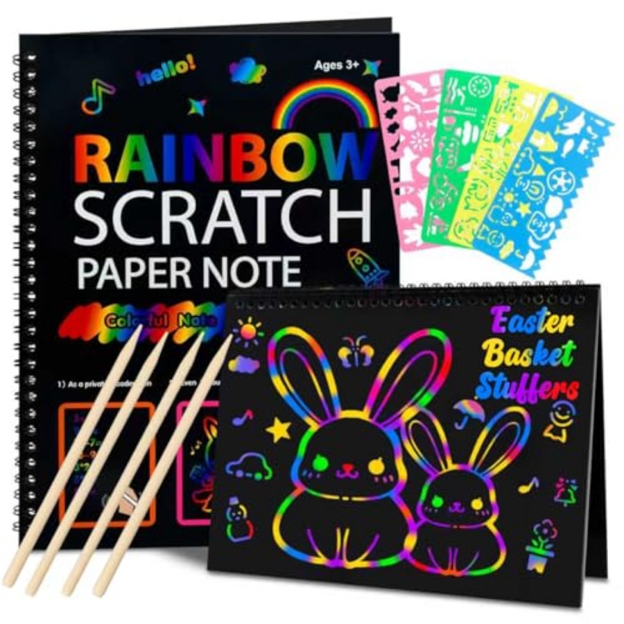 Art Craft 2 Year Olds - กระดาษขูดลายศิลปะ ของขวัญเล็กๆ สำหรับวัยรุ่น 2 แพ็ค