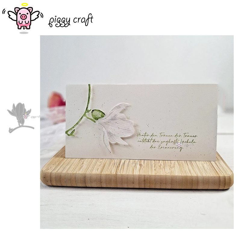 Stencil Cutting Plotter - Piggy Craft ตัดโลหะตายตัด Die แม่พิมพ์ดอกไม้ตกแต่งสมุดภาพกระดาษหัตถกรรมแม่พิมพ์มีดใบมีด Punch