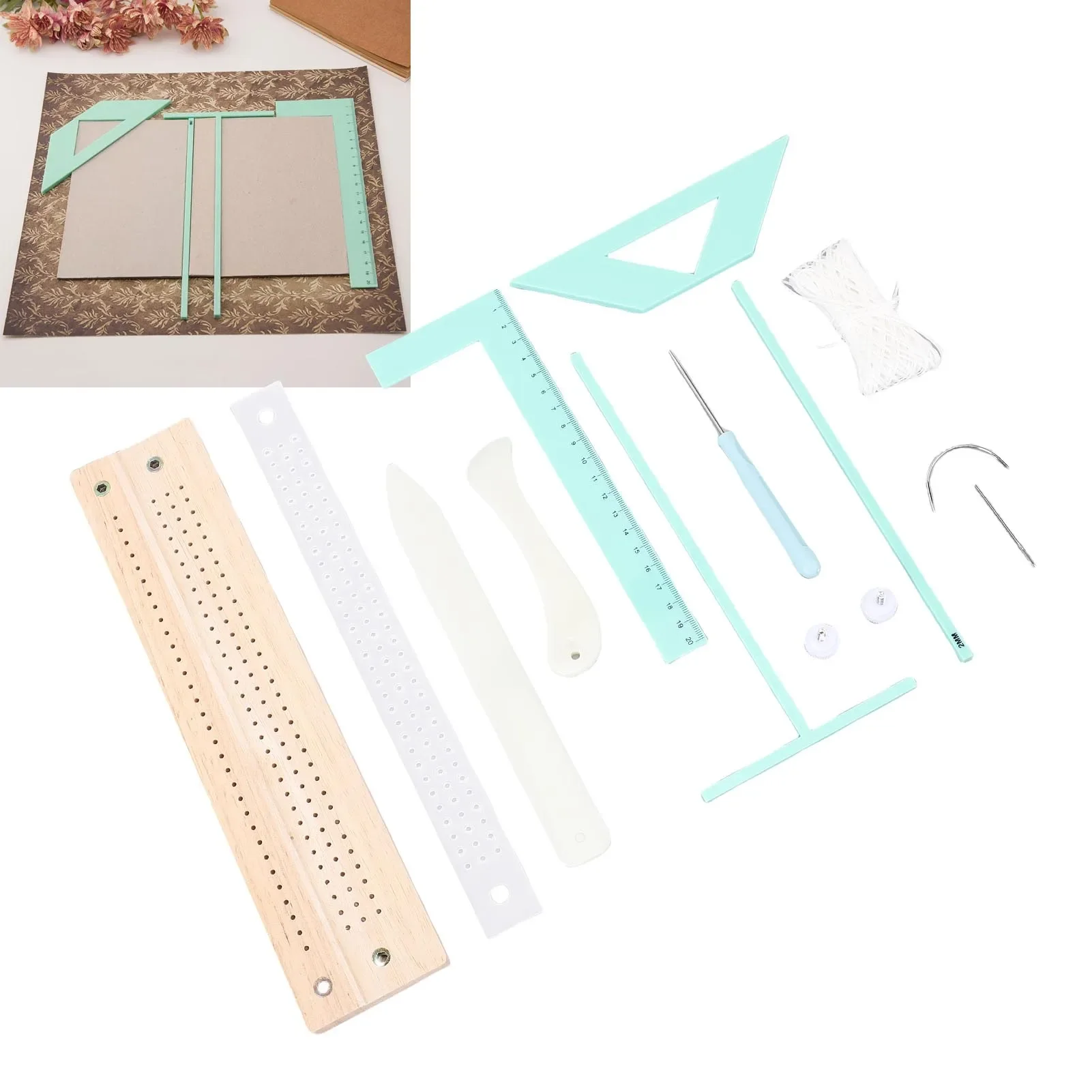 ชุดอุปกรณ์เข้าเล่มหนังสือมัลติ - Bookbinding Supply Kit บทวิจารณ์และราคา