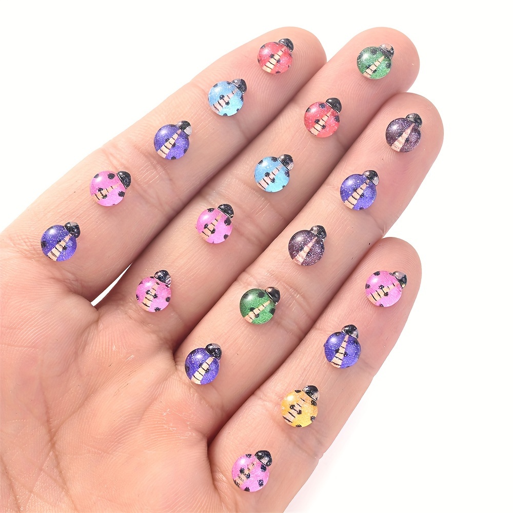 iYOE แพ็ค 50 ชิ้น ขนาด 6x8 มม. - Art Craft Ladybug บทวิจารณ์และราคา