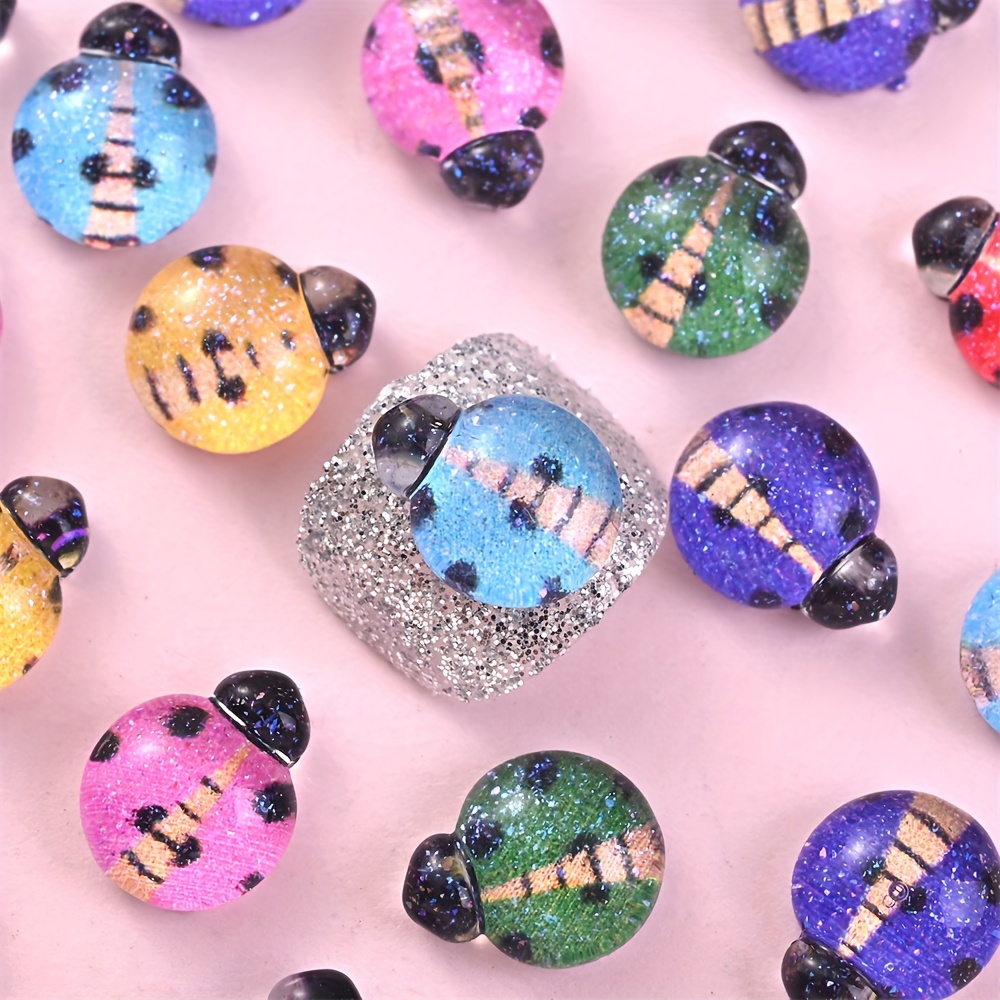 iYOE แพ็ค 50 ชิ้น ขนาด 6x8 มม. - Art Craft Ladybug บทวิจารณ์และราคา