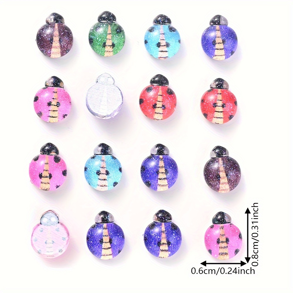 iYOE แพ็ค 50 ชิ้น ขนาด 6x8 มม. - Art Craft Ladybug บทวิจารณ์และราคา