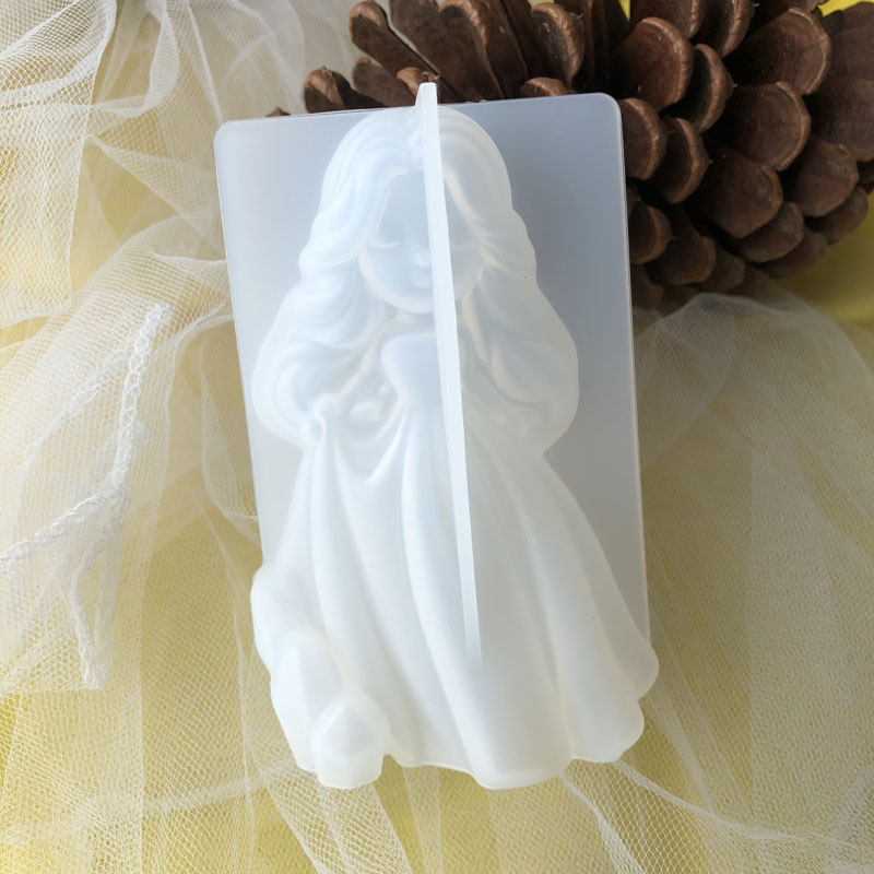 3D น่ารักเจ้าหญิงซิลิโคนเทียนแ - Art Craft Things บทวิจารณ์และราคา