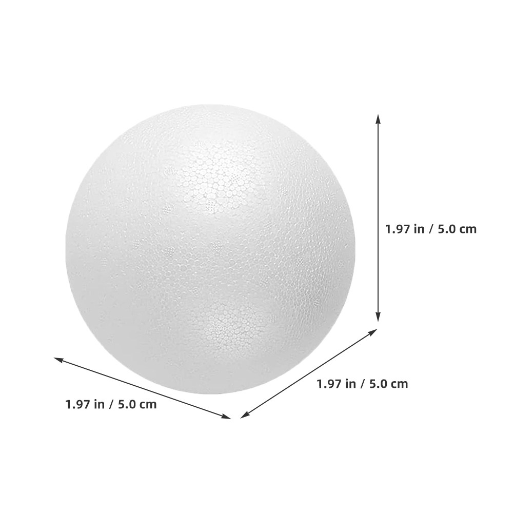 ลูกบอลโฟมสีขาว 12 ชิ้น ทรงกลมเ - Art Craft School บทวิจารณ์และราคา
