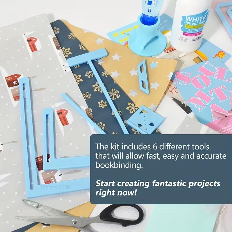 ชุดเครื่องมือทำสมุดภาพ 6 ชิ้น  - Bookbinding Supply Kit บทวิจารณ์และราคา