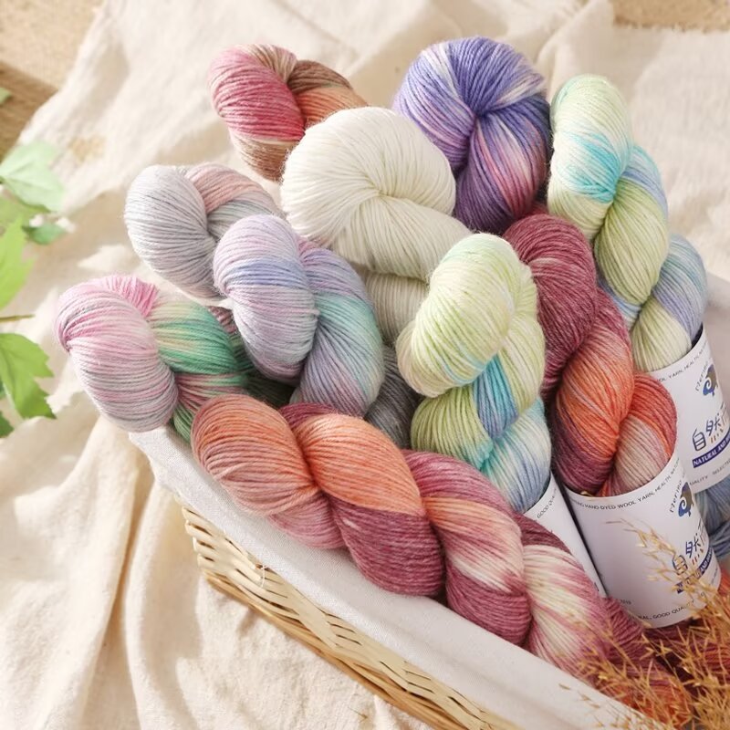 ไหมพรมย้อมสีทำมือเนื้อนุ่ม 100 - Art Craft 2 Year Olds บทวิจารณ์และราคา