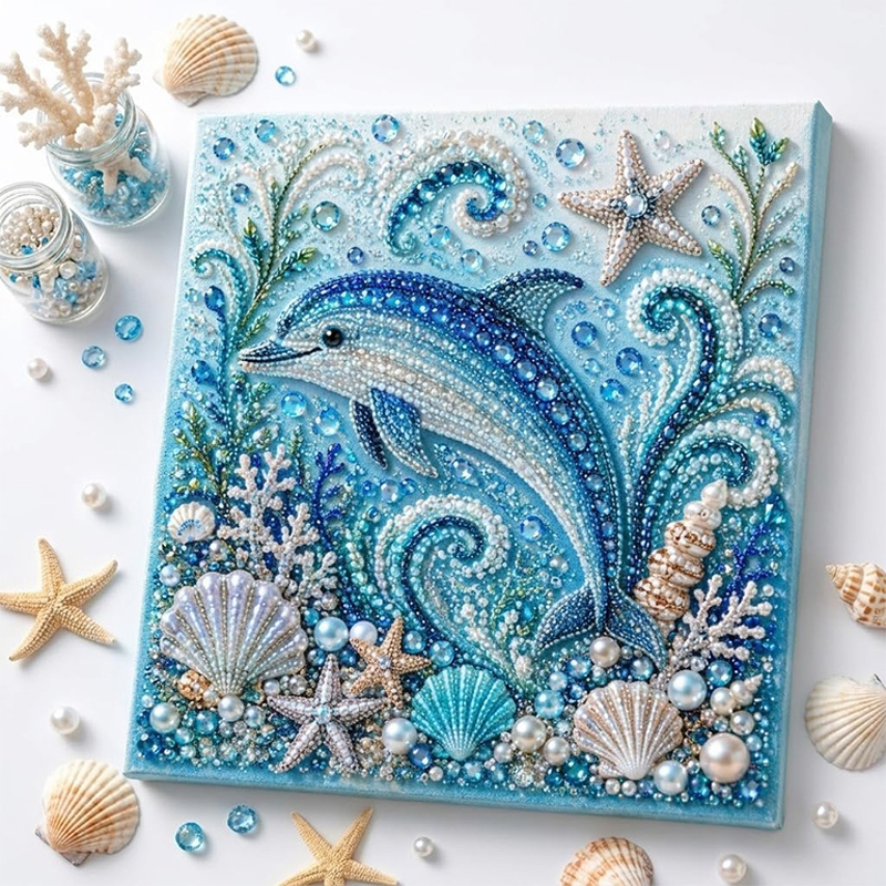 ชุดงานฝีมือไข่มุกธีมมหาสมุทร D - Art Craft Things บทวิจารณ์และราคา