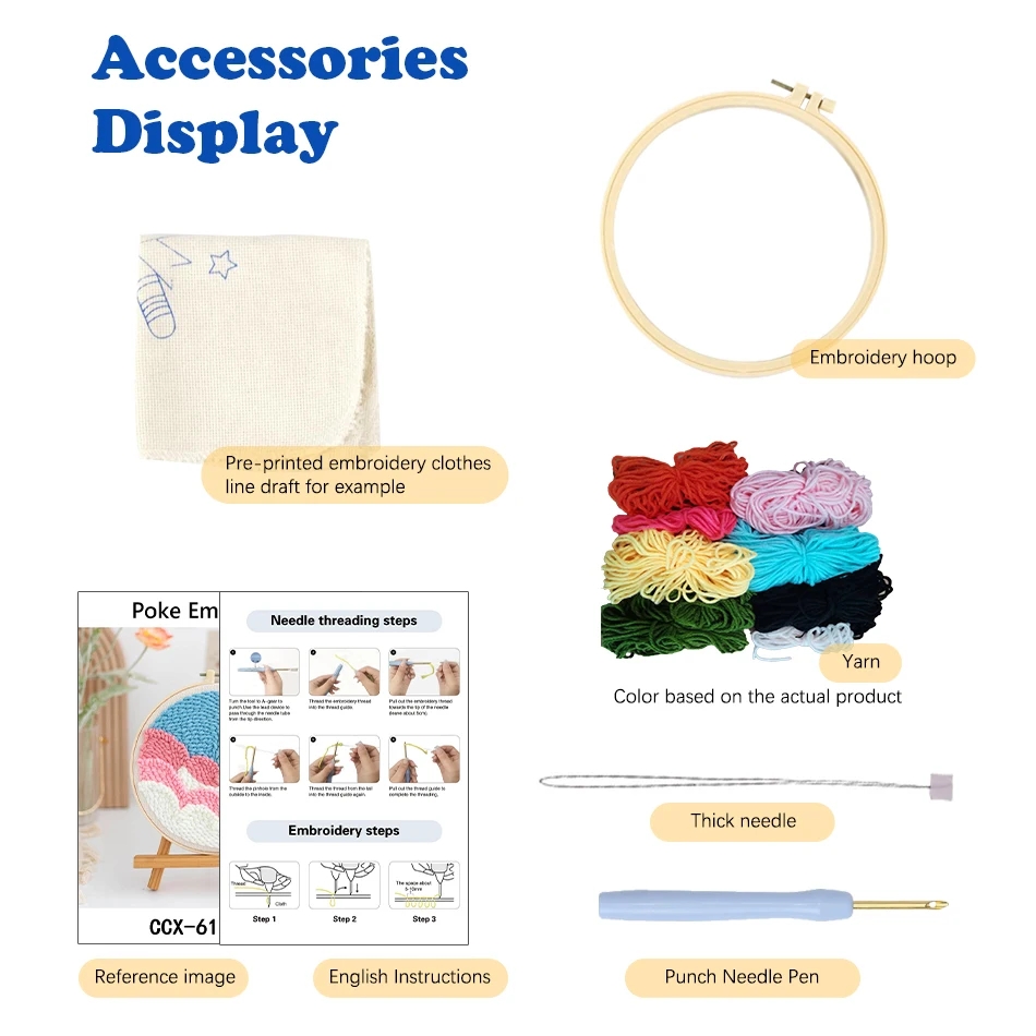 SDOYUNO DIY Punch เข็มเย็บปักถ - Art Craft Yarn บทวิจารณ์และราคา