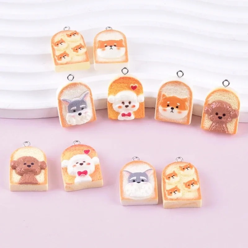 จี้เรซิ่นรูปสุนัขขนมปังปิ้งน่า - Art Craft Gifts บทวิจารณ์และราคา