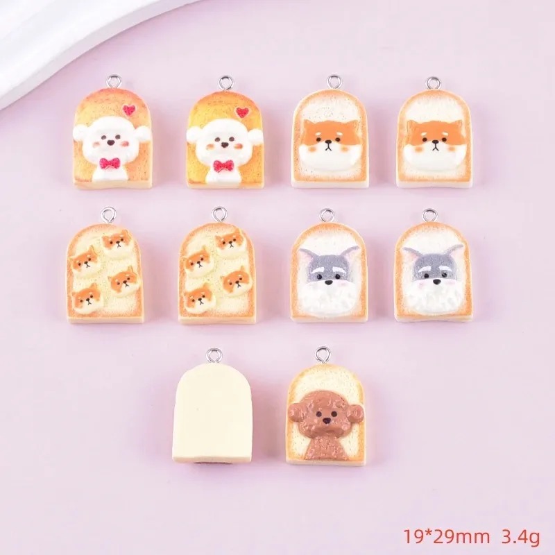 จี้เรซิ่นรูปสุนัขขนมปังปิ้งน่า - Art Craft Gifts บทวิจารณ์และราคา