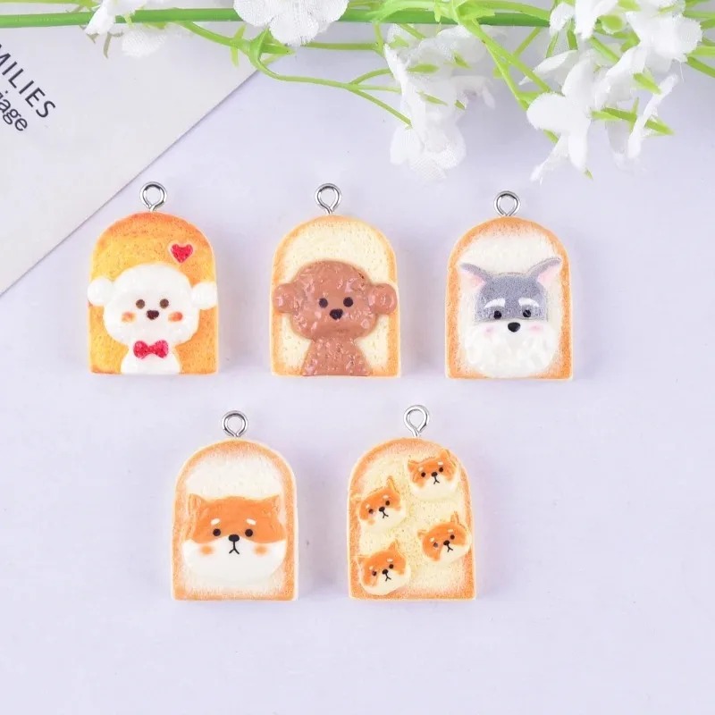 จี้เรซิ่นรูปสุนัขขนมปังปิ้งน่า - Art Craft Gifts บทวิจารณ์และราคา