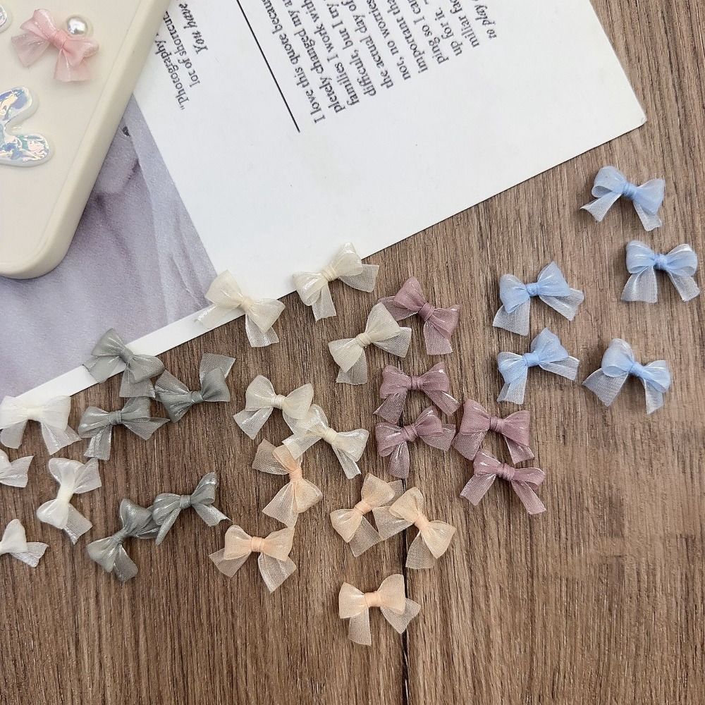 โบว์หลากสี 10 ชิ้น โบว์ไหมมุกเ - Art Craft Yarn บทวิจารณ์และราคา