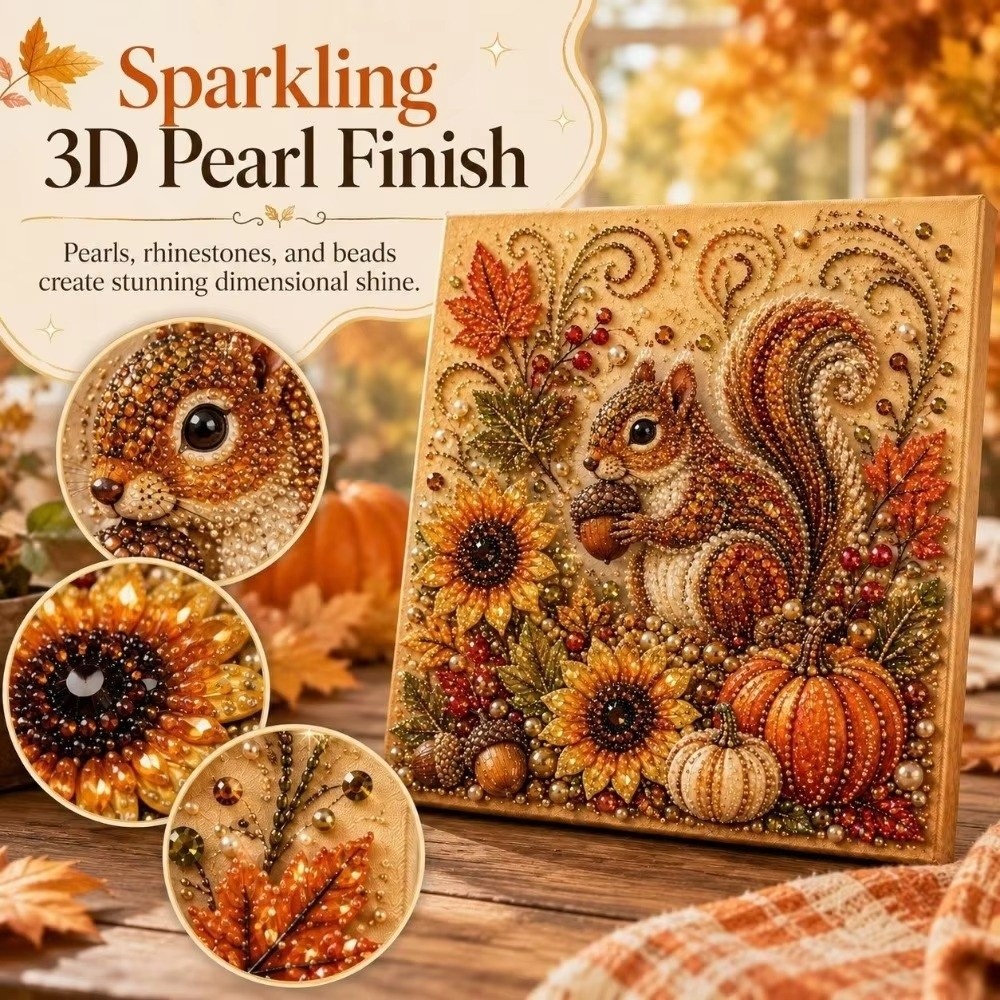 ชุดอุปกรณ์เพ้นท์เพชรไข่มุกระยิ - Art And Craft Autumn บทวิจารณ์และราคา