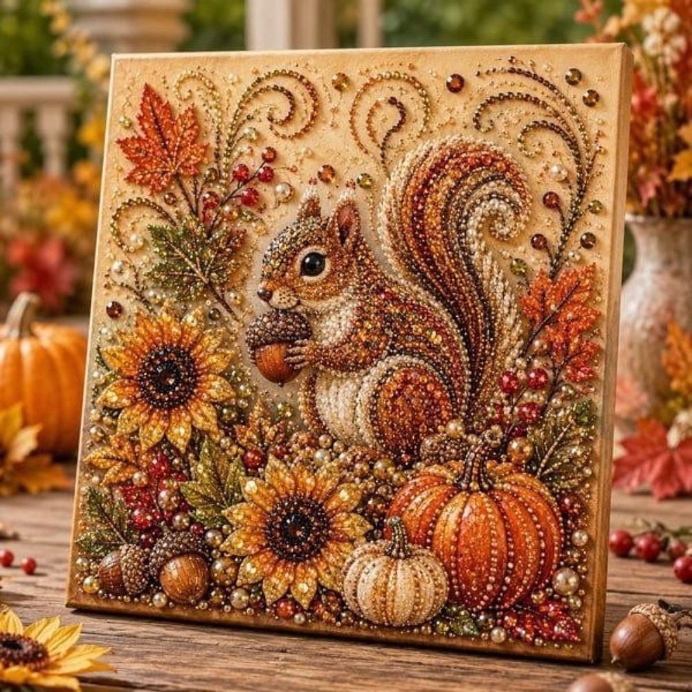 ชุดอุปกรณ์เพ้นท์เพชรไข่มุกระยิ - Art And Craft Autumn บทวิจารณ์และราคา