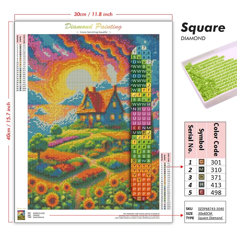 ชุดอุปกรณ์งานประดิษฐ์เพชร 5D D - Art Craft Japan บทวิจารณ์และราคา