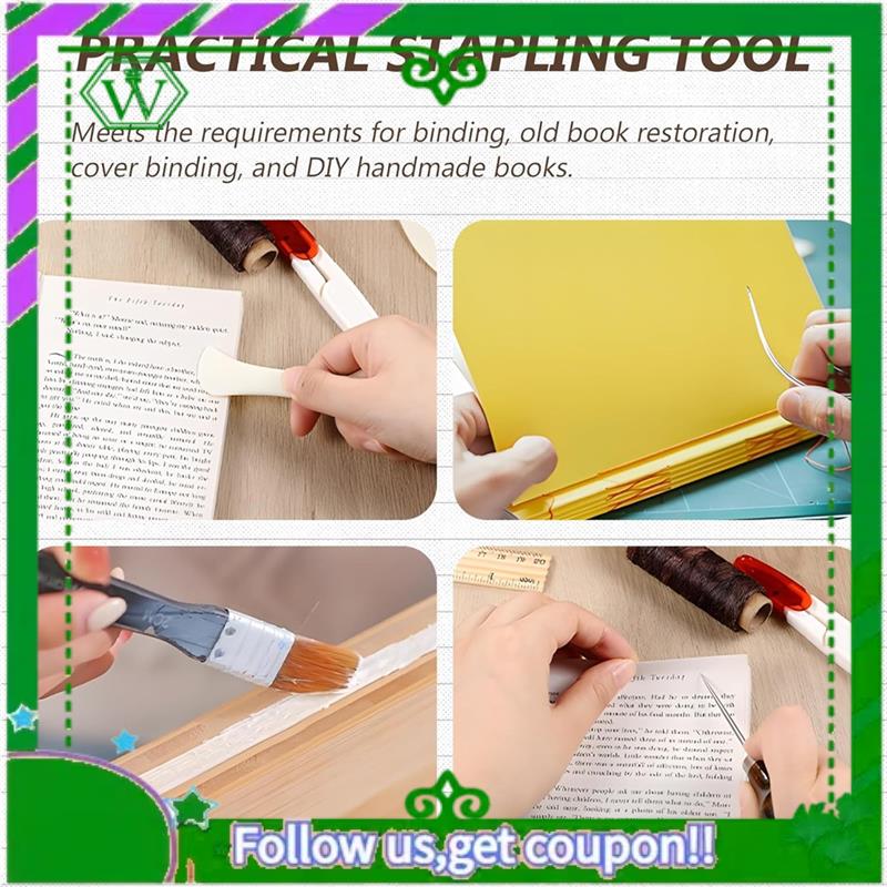 ชุดที่เชื่อถือได้หนังสือไม้กดว - Bookbinding Supply Kit บทวิจารณ์และราคา