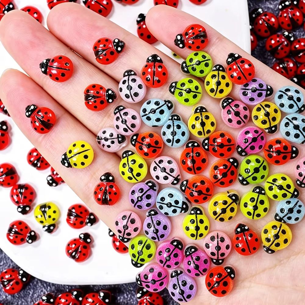 ชาร์มติดเล็บรูปเต่าทองน่ารัก 5 - Art Craft Ladybug บทวิจารณ์และราคา