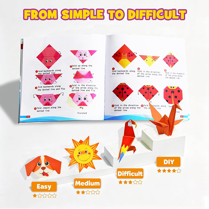 ชุดงานฝีมือกระดาษโอริกามิ หนัง - Art Craft Things บทวิจารณ์และราคา