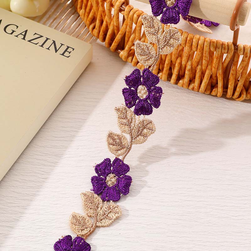 ริบบิ้นลูกไม้ตกแต่งลายดอกไม้สำ - Eco Art Craft บทวิจารณ์และราคา