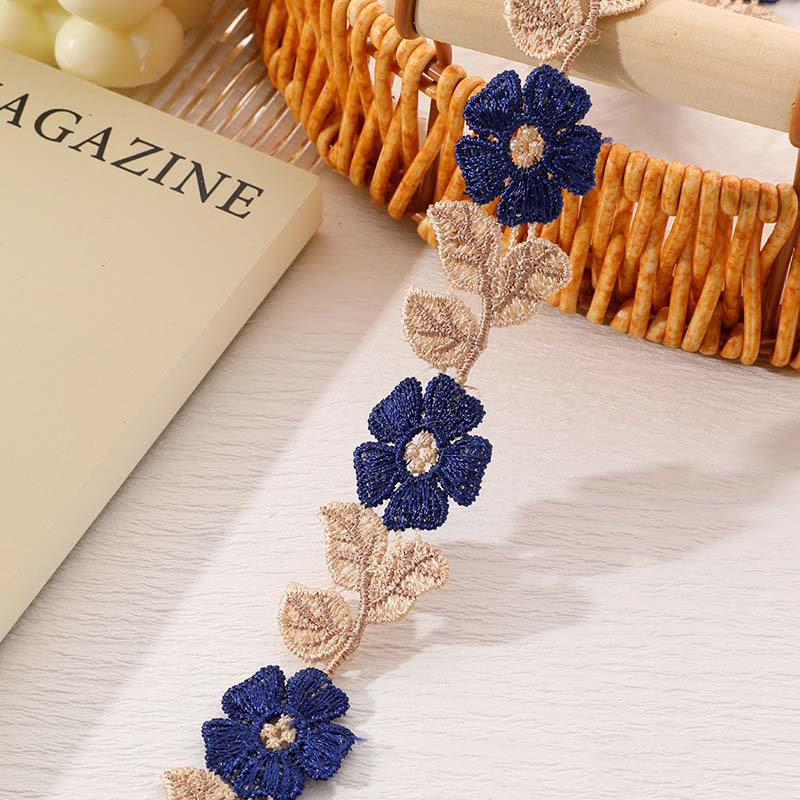ริบบิ้นลูกไม้ตกแต่งลายดอกไม้สำ - Eco Art Craft บทวิจารณ์และราคา