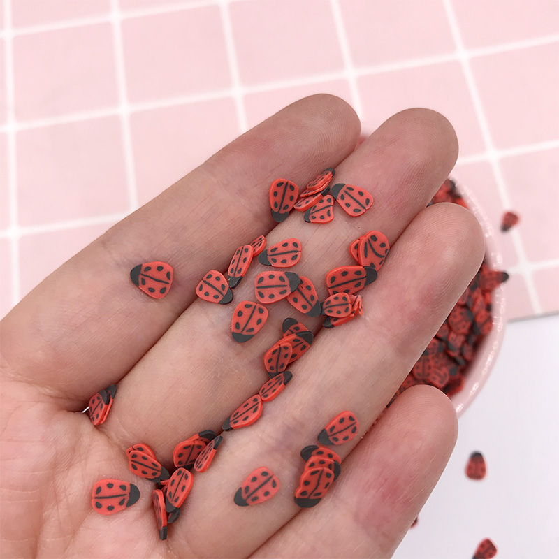 50 กรัม/ล็อตน่ารักLadybug Slic - Art Craft Ladybug บทวิจารณ์และราคา
