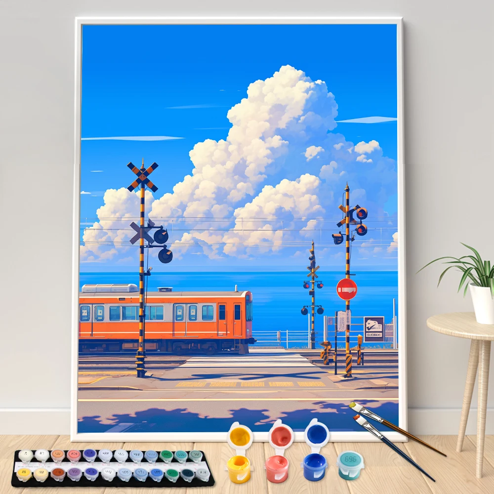 ภาพวาดระบายสีตามตัวเลขแบบไร้กร - Art And Craft Numbers บทวิจารณ์และราคา