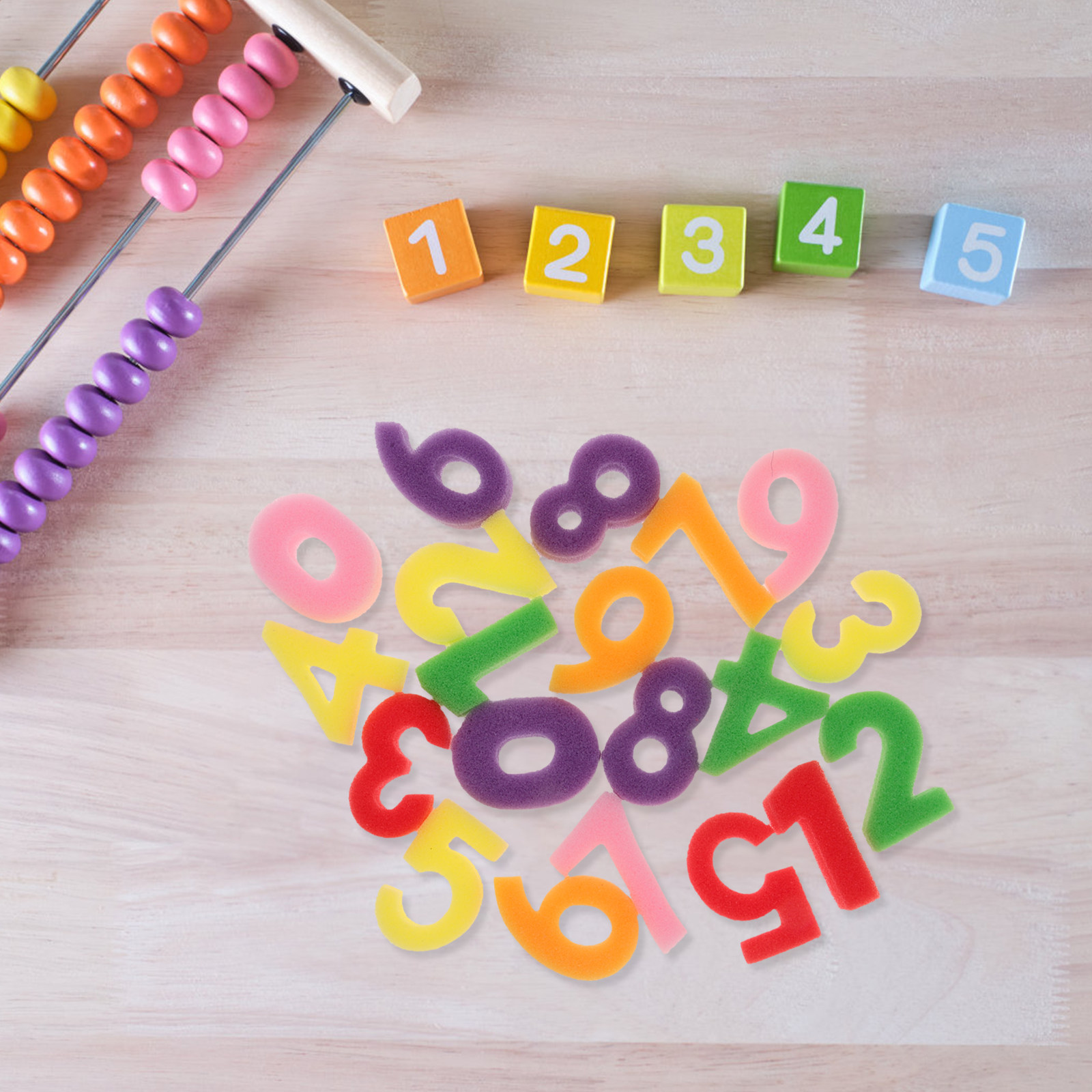 ชุดตราประทับฟองน้ำสำหรับเด็กแบ - Art And Craft Numbers บทวิจารณ์และราคา