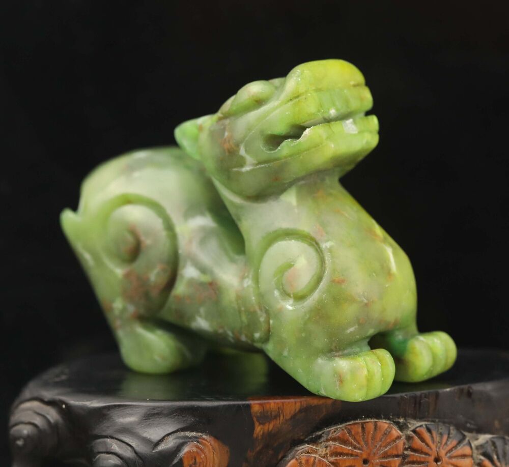 หยกธรรมชาติแกะสลักด้วยมือรูปมั - Art Craft Love บทวิจารณ์และราคา