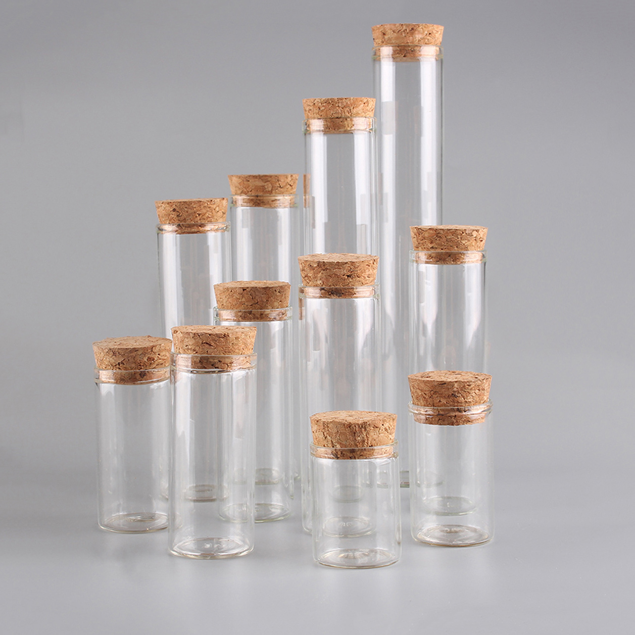 หลอดทดสอบแก้วพร้อมจุกไม้ก๊อกสำ - Eco Art Craft บทวิจารณ์และราคา