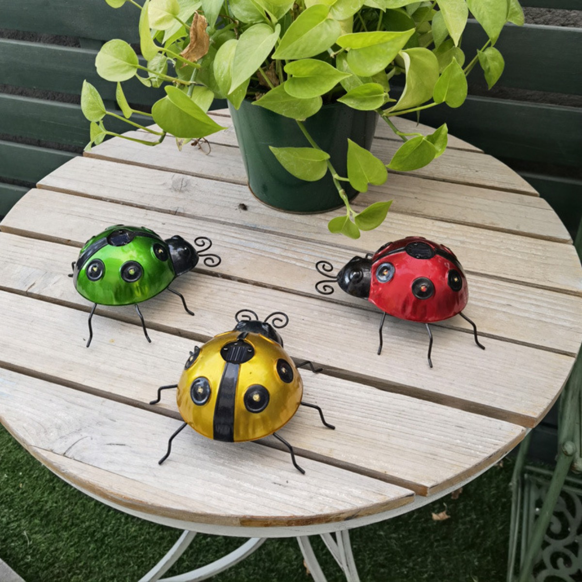 งานศิลปะเหล็กพลังงานแสงอาทิตย์ - Art Craft Ladybug บทวิจารณ์และราคา