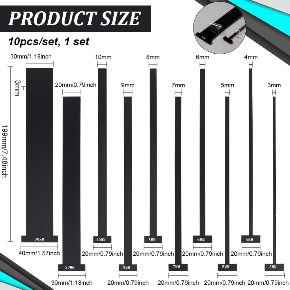 10pcs อะคริลิค Bookbinding Spa - Bookbinding Supply Kit บทวิจารณ์และราคา