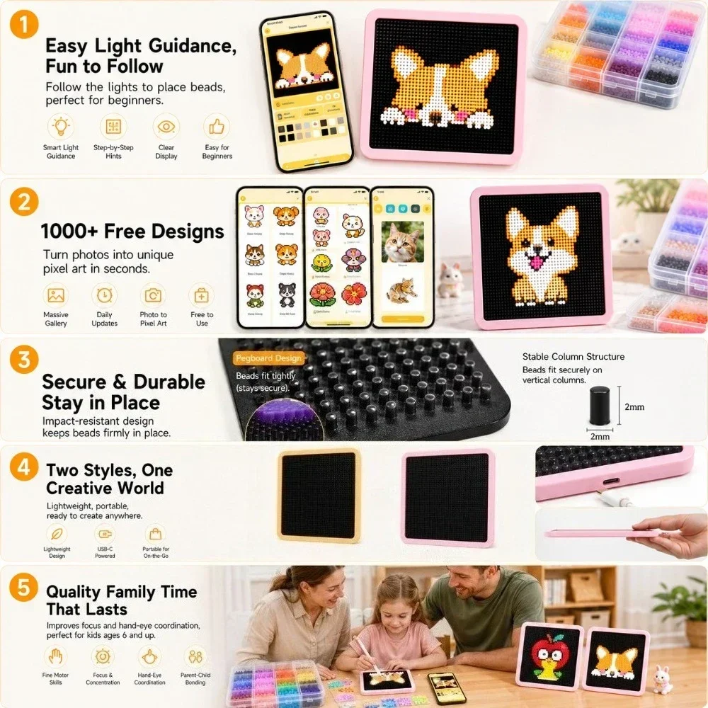 แผงไฟ LED Smart Fuse Bead Pegb - Art Craft Gifts บทวิจารณ์และราคา