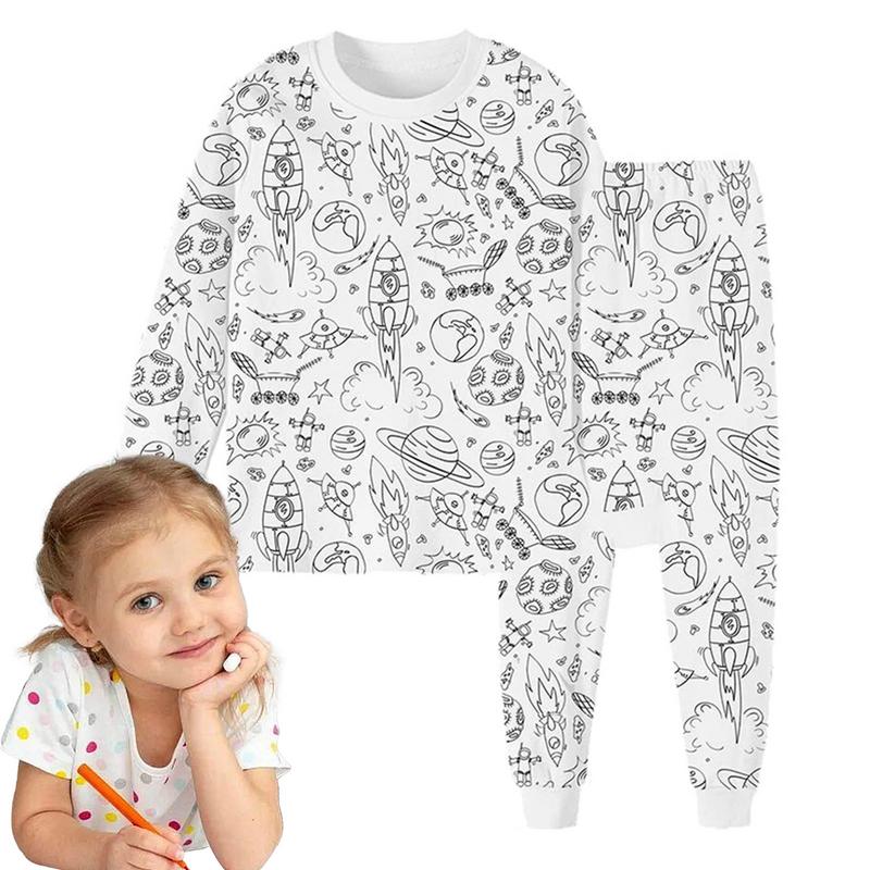 ชุดชุดนอนสำหรับเด็กหลากสีลายสเ - Art And Craft Autumn บทวิจารณ์และราคา