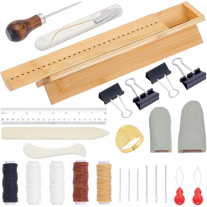 แท่นเข้าเล่มหนังสือไม้ไผ่ X07A - Bookbinding Supply Kit บทวิจารณ์และราคา