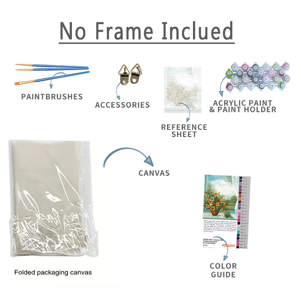 PhotoCustom DIY สีโดยตัวเลขสํา - Art And Craft Numbers บทวิจารณ์และราคา