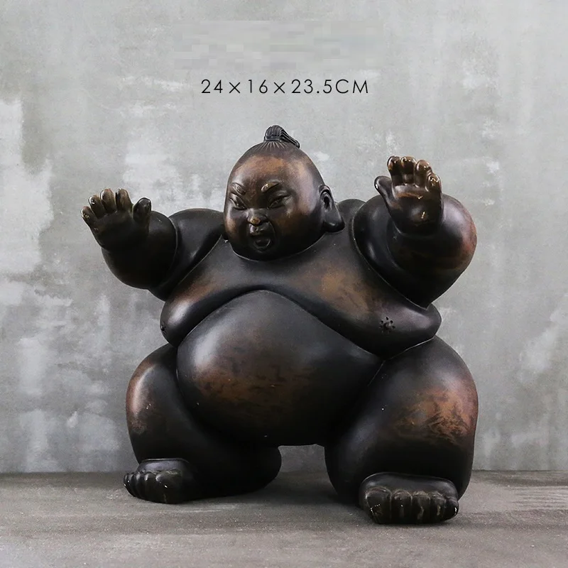ซูโม่ญี่ปุ่นรูปFigurineบทคัดย่ - Art Craft Japan บทวิจารณ์และราคา