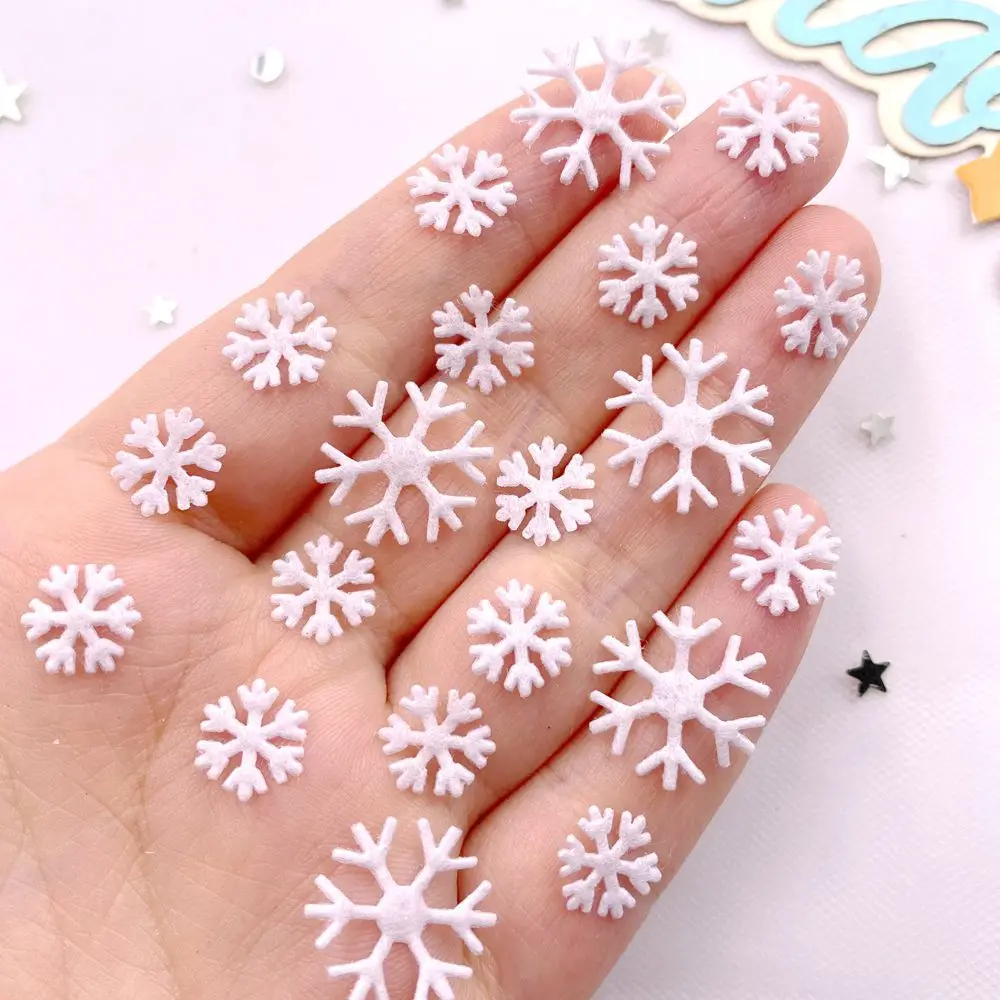 10 มม.16 มม.ผ้าสีขาวคริสต์มาส  - Eco Art Craft บทวิจารณ์และราคา