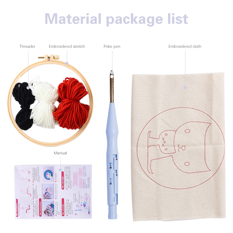 DIY Punch เข็มเย็บปักถักร้อย S - Art Craft Yarn บทวิจารณ์และราคา
