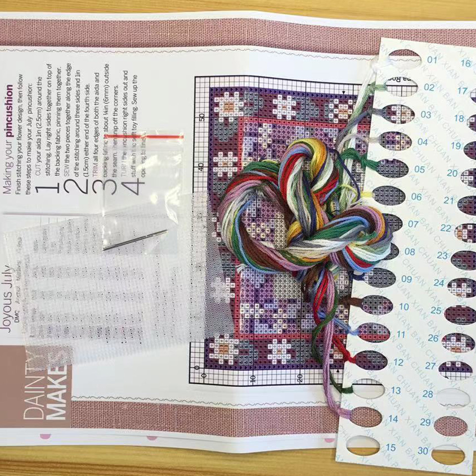 ชุดงานปักครอสติชเบาะปักหมุดชุด - Art Craft And Cloth บทวิจารณ์และราคา